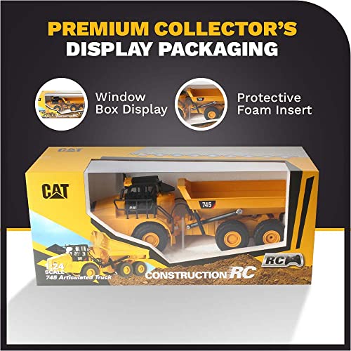 Carrera RC 1:24 CAT 950M Wheel Loader I RC Baustellenfahrzeug für Kinder & Erwachsene, Jungs & Mädchen I Offizielle CAT-Lizenz & Realistische Darstellung I Mit Licht & Sound I Li-Ion-Akku