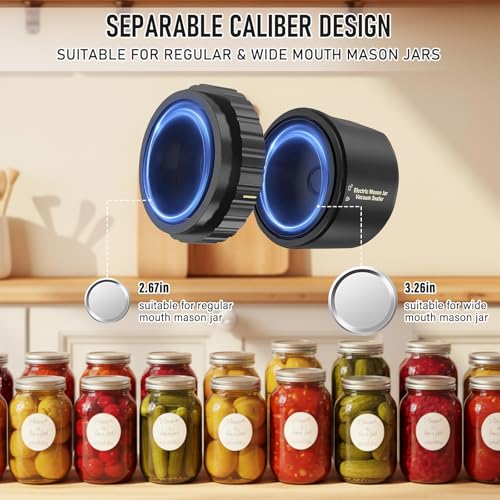 Machine Sous Vide pour Bocaux en Verre Mason Jar et Scelleuse Alimentaire - 5