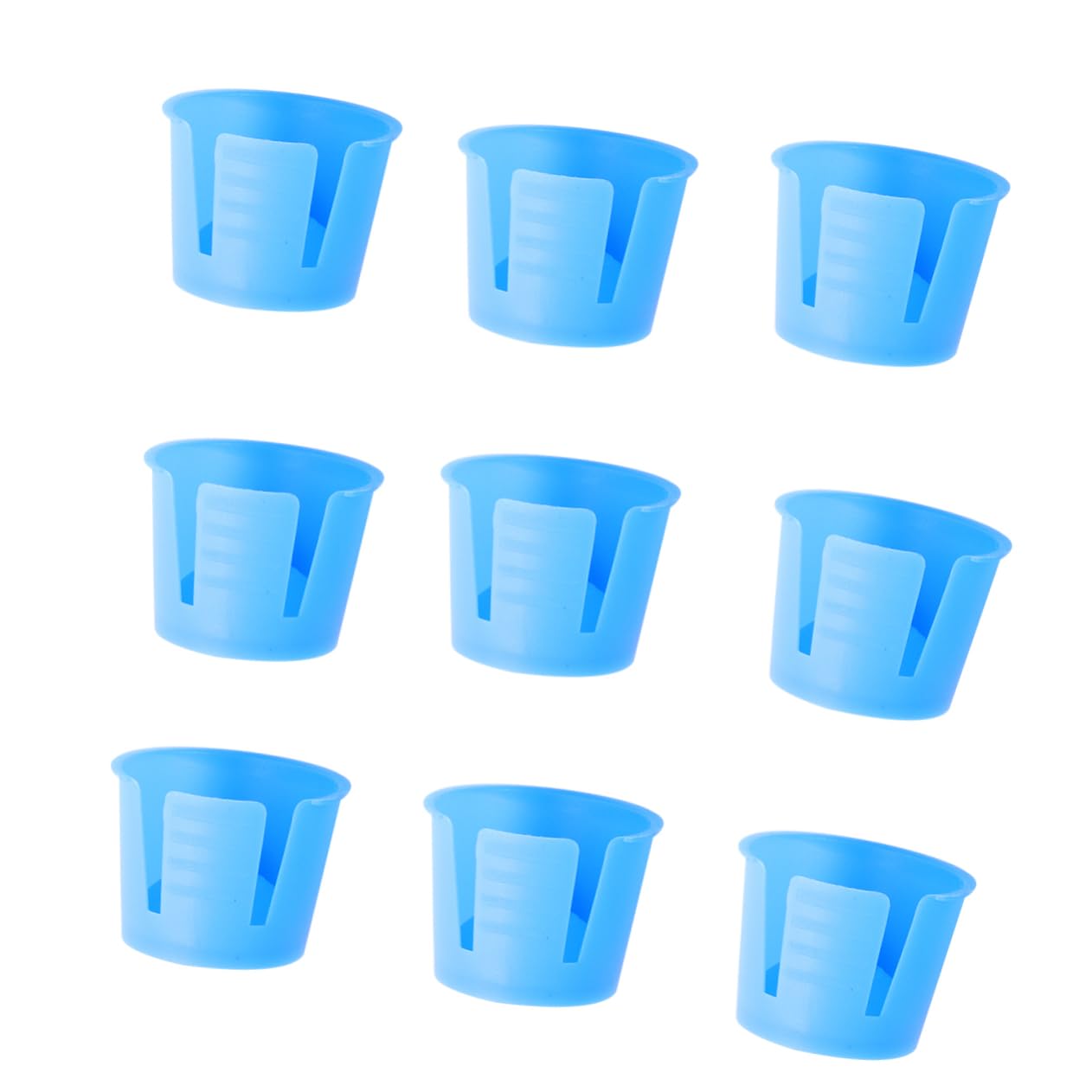 FUNOMOCYA 50pcs Mixing Bowl Set Plastic Disposable Small Lightweight for Dentist Clinic