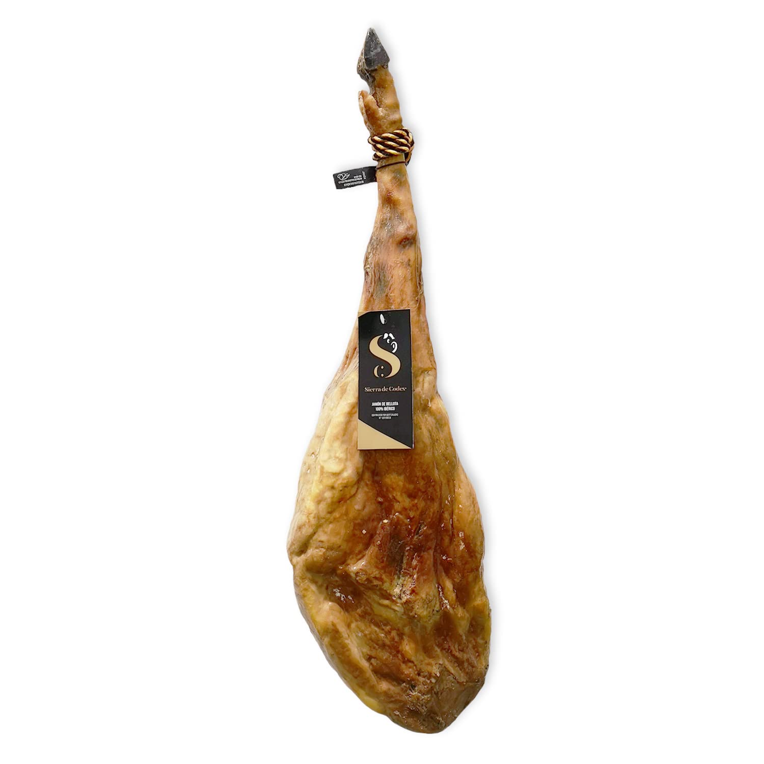 Jamón ibérico 100% de Bellota, auténtico PATA NEGRA. Peso entre 6 y 7 Kg.