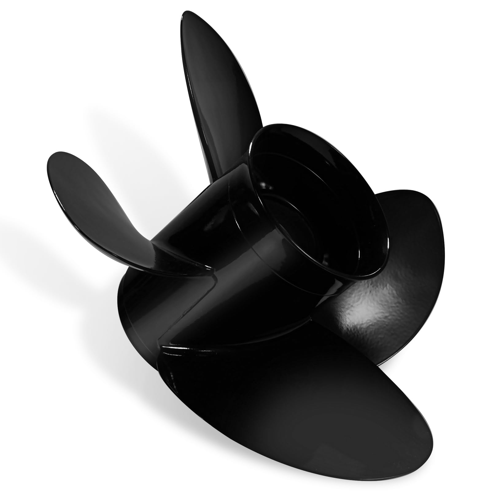 Yamaha-Außenbord-Propeller aus Aluminium, kompatibel mit Yamaha-Motoren 150/175/200/220/225/250/300HP F150 F175 F200 F225,15 Spline Zahn, 4 Klingen, rechts