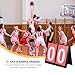 BESPORTBLE Score Flipper Basketball Score Keeper Table Top Scoreboard Portable 2-Digit Scoreboard for Sports Match Daily Use Outdoor Outside Scoreboard