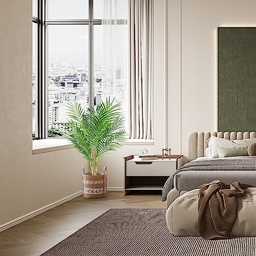 Besamenature 30" Little Artificial Paradise Palm Tree Plant, Fake Tropical Palm Tree For Home Office Decoration #TOP3