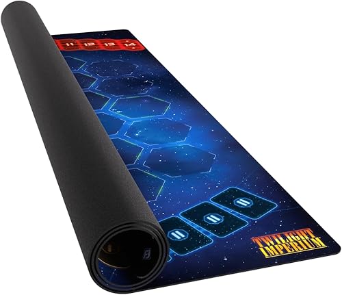Miniatura 3 de Gamegenic Alfombrilla de juego Twilight Imperium: crea tu obra maestra galáctica con la alfombra oficial de la 4ª edición. Tapete de juego