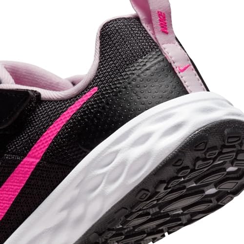 Nike Revolution 6 NN PS Girls Shoes Size 12, Color: Black/Hyper Pink/Pink Foam-Black | Image 4