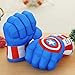 Il nuovo Hulk Spider-Man guanto guanto guanto squadra degli Stati Uniti guanti Thanos Marvel peluche del regalo giocattoli dei bambini fengong (Color : 4)