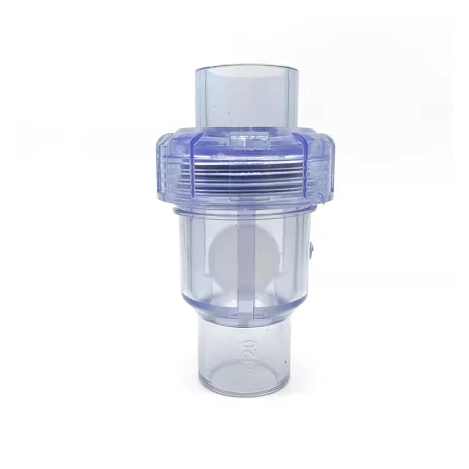 Pavxsrxuk Transparent Upvc Ball Check Valve For Garden Irrigation And Aquarium - 20Mm, 25Mm, 32Mm, 40Mm, 50Mm Sizes(,20Mm)