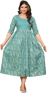 STYLE HEAVEN Cotton Printed Maternity Gown/Feeding Gown/Side Zip Gown Price In India