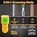 PREXISO Stud Finder Wall Scanner 5-In-1 Wall Stud Finders & Scanners, Stud Finder Tool for Wood Ac Wire Metal Studs Joist Pipe, Stud Detector De Madera En Paredes, Beam Finders for Center and Edge