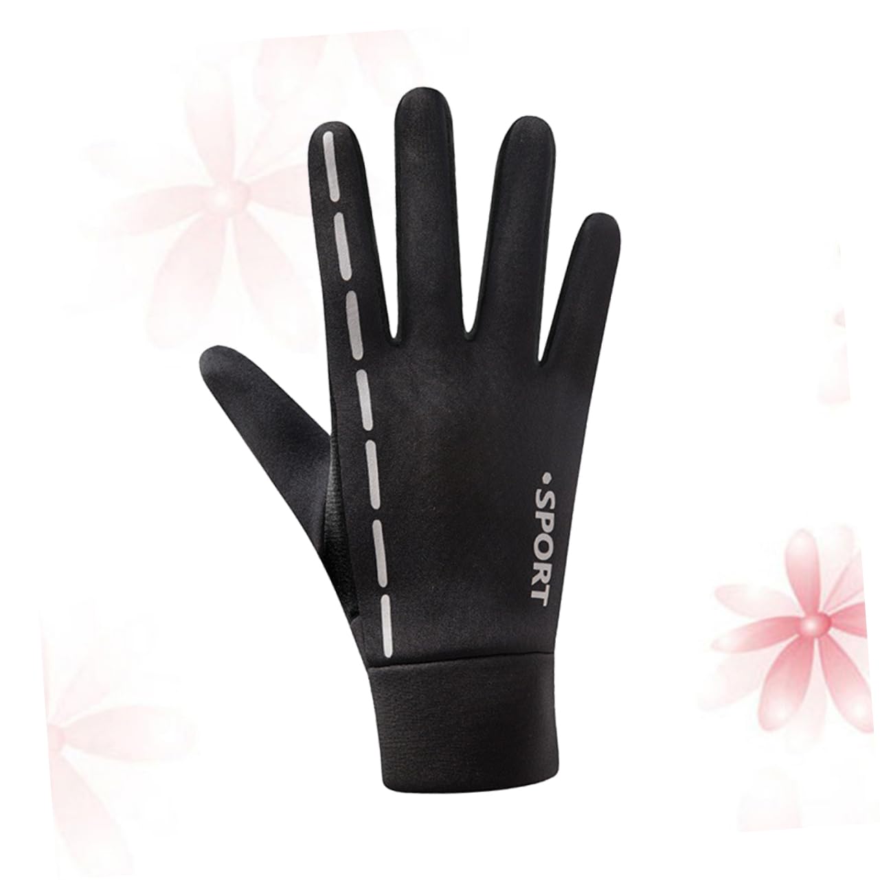 ABOOFAN 3piezas Guantes De Ciclismo Térmicos y Antideslizantes Pantalla Táctil y Protección Viento para Actividades Al Aire como Pesca Senderismo y Camping Talla Negro