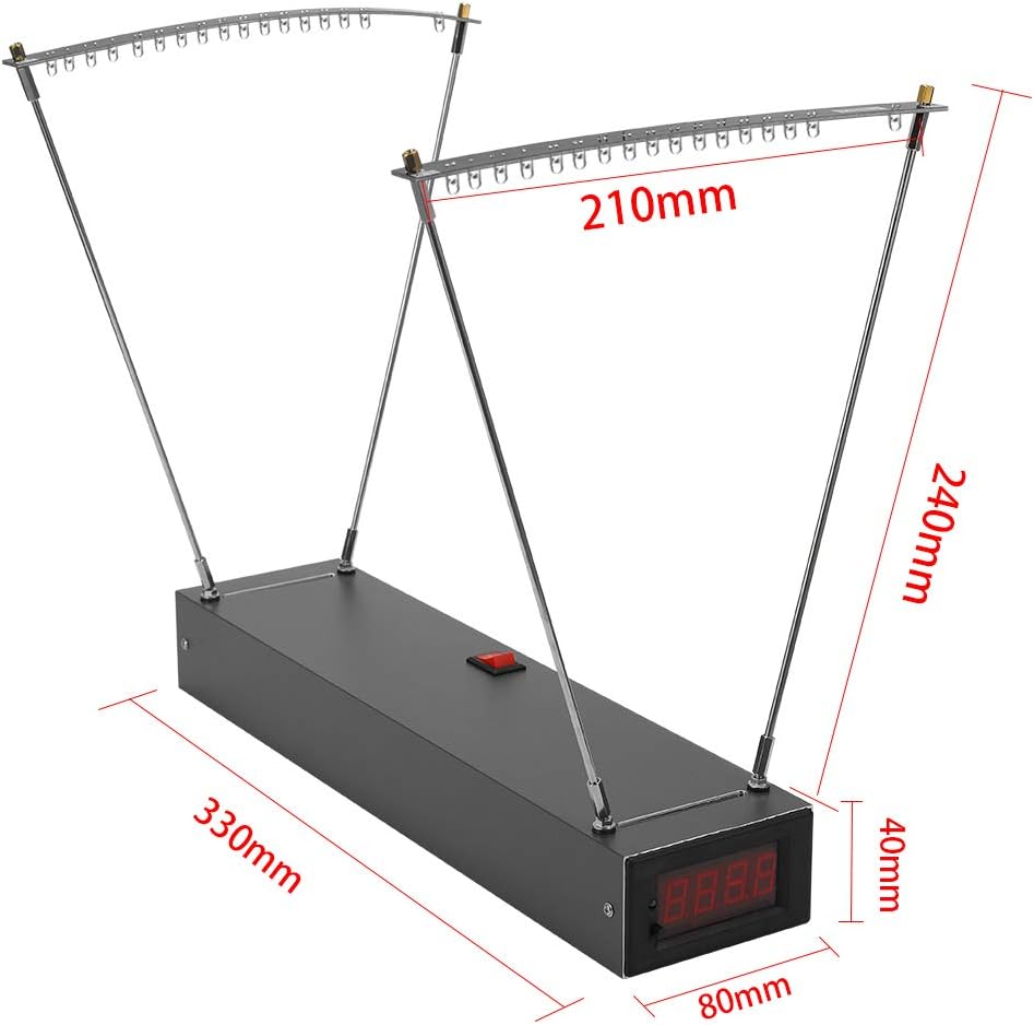 Velocimetry Slingshot Speed Measuring Instrument Bow Velocity Measurement Aluminum Alloy Professional E9900-X