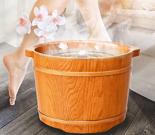 Spa de pies de madera sólido con masaje miniatura 3