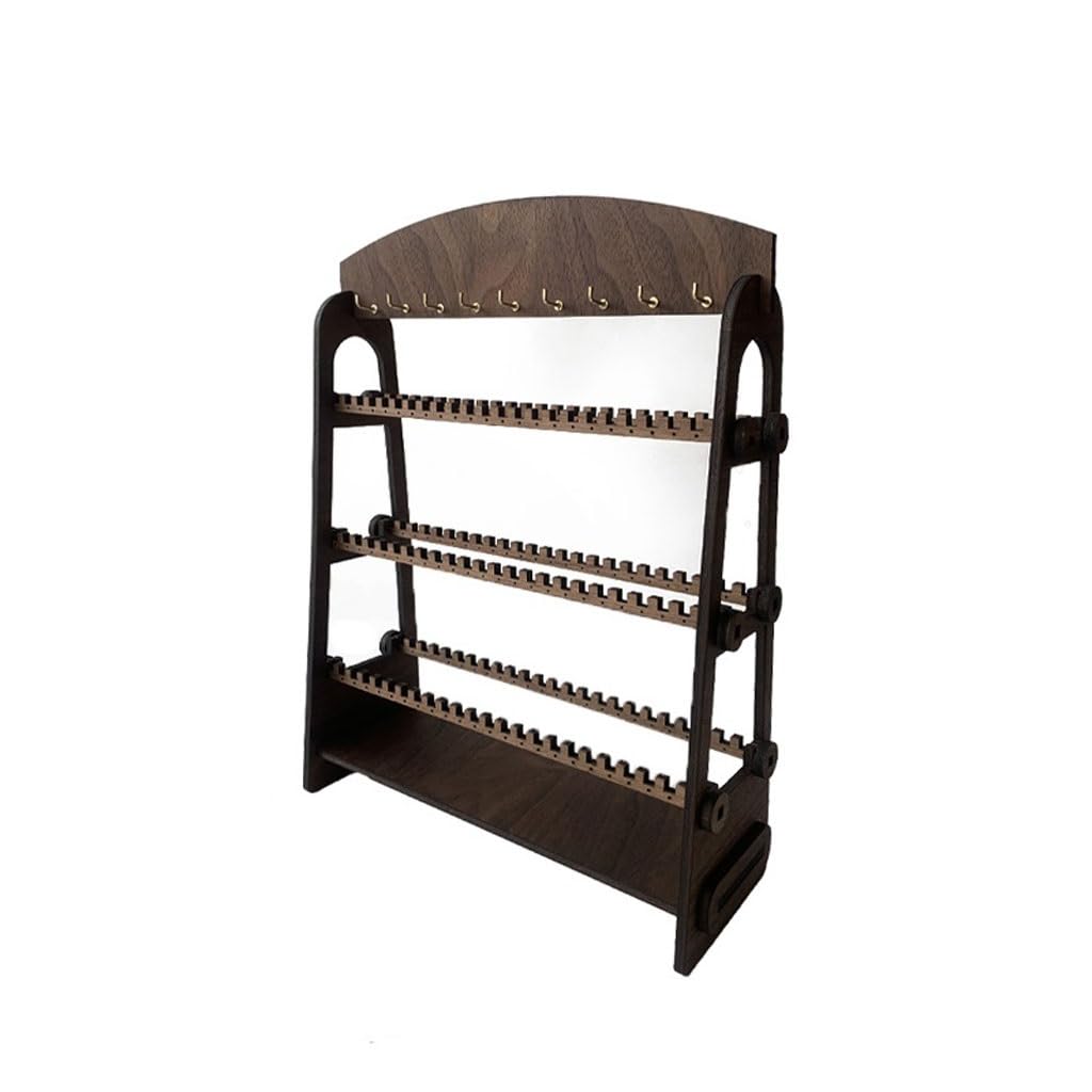 Tyuhduyur Jewelry Storage Jewelry Display Rack Multi-Layer Earring Storage Rack Retro Ring Earring Necklace Jewelry Jewelry Display Rack Jewelry Display Stand