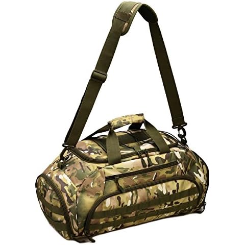 YFNT Tactical Military Duffle Bag Assault Gear Shoulder Range Backpack for Hiking Traveling Cover
