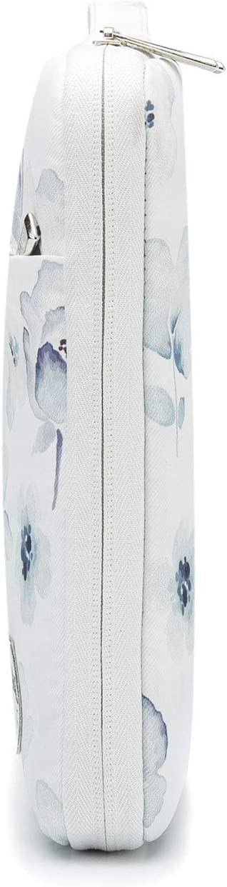 Kinmac – Housse de protection à 360° étanche avec poignée pour MacBook Pro 16, Dell Inspiron 15 5515/5510 et ordinateur portable 14-15 (fleurs à l'encre de Chine