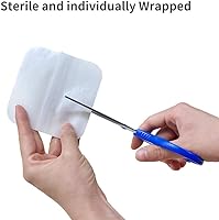 Vista 3 de Dimora Apósito hidrocoloide de 4 x 4 pulgadas, parches autoadhesivos estériles y capa de contacto de heridas de silicona Dimora para heridas