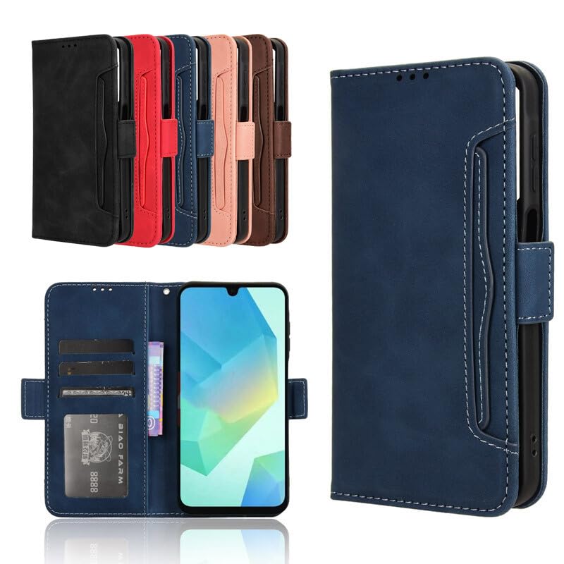 Housse Samsung Galaxy A17 étui portefeuille clapet cuir noir