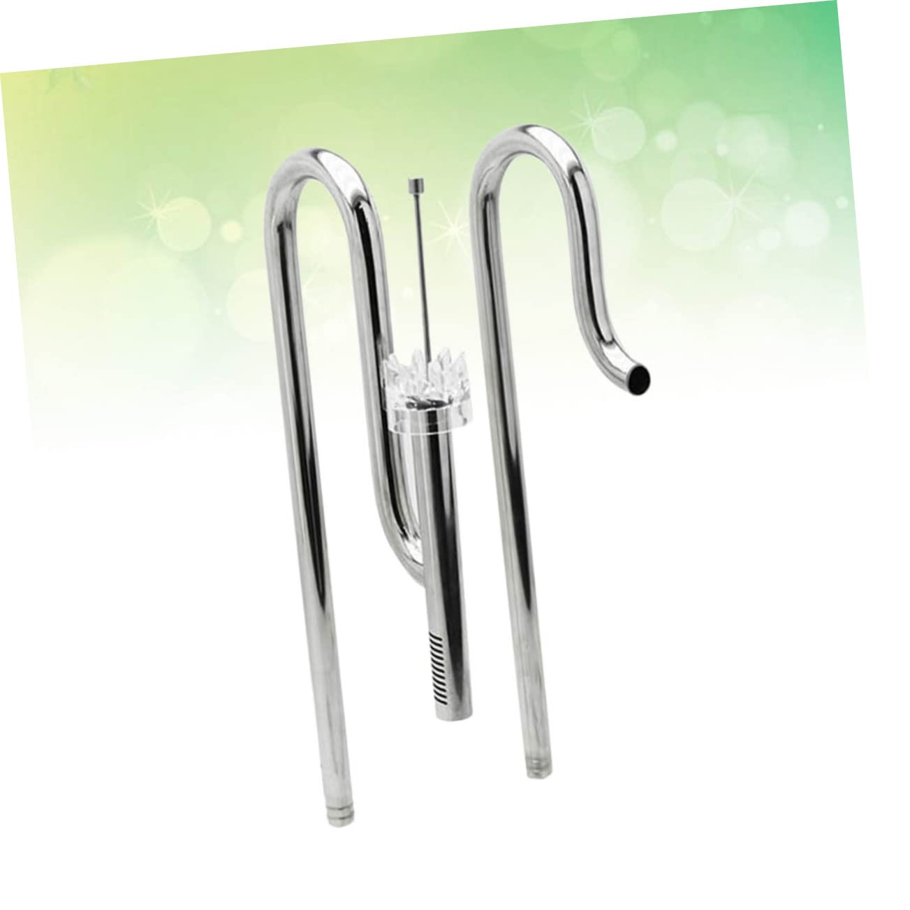 Ipetboom Acuario de Pipa de Lirio tubería de Agua de Acero Inoxidable Manguera de Ducha tubería de Agua de Salida de Entrada tubería de Agua del Acuario Mini Tubo de pecera Colocar