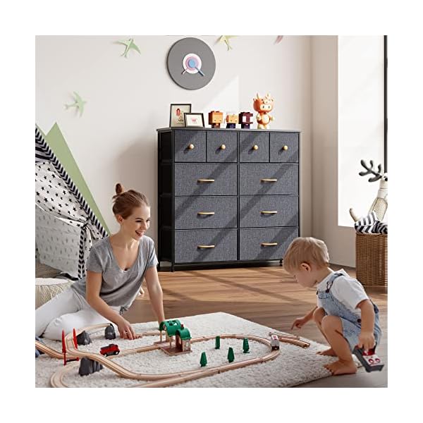 Dresser, Dressers for Bedroom with 10 Drawers, & Chests of Drawers Kids Dresser Bedroom, Room
