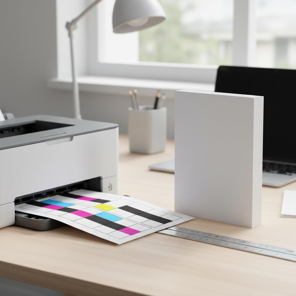 Papel Cartulina Blanca para Dibujo, 350G/50 hojas