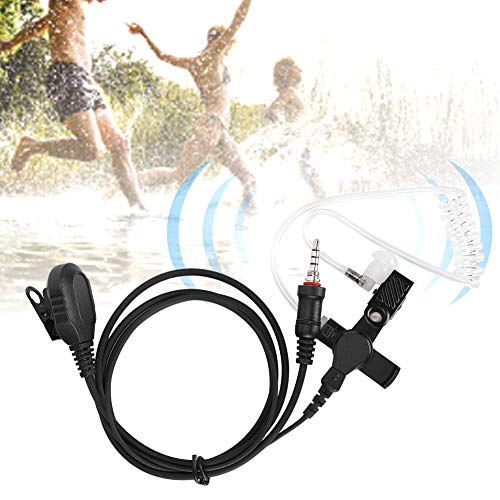 Fone de ouvido com tubo de ar acústico com tubo de ar IP54 à prova d'água para acampamento ao ar li