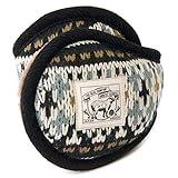 [カジュアルボックス] Casualbox 秋冬用 コンパクト ファー 耳あて [ フリーサイズ/ニット ブラック ] サイズ調節可能 防寒グッズ