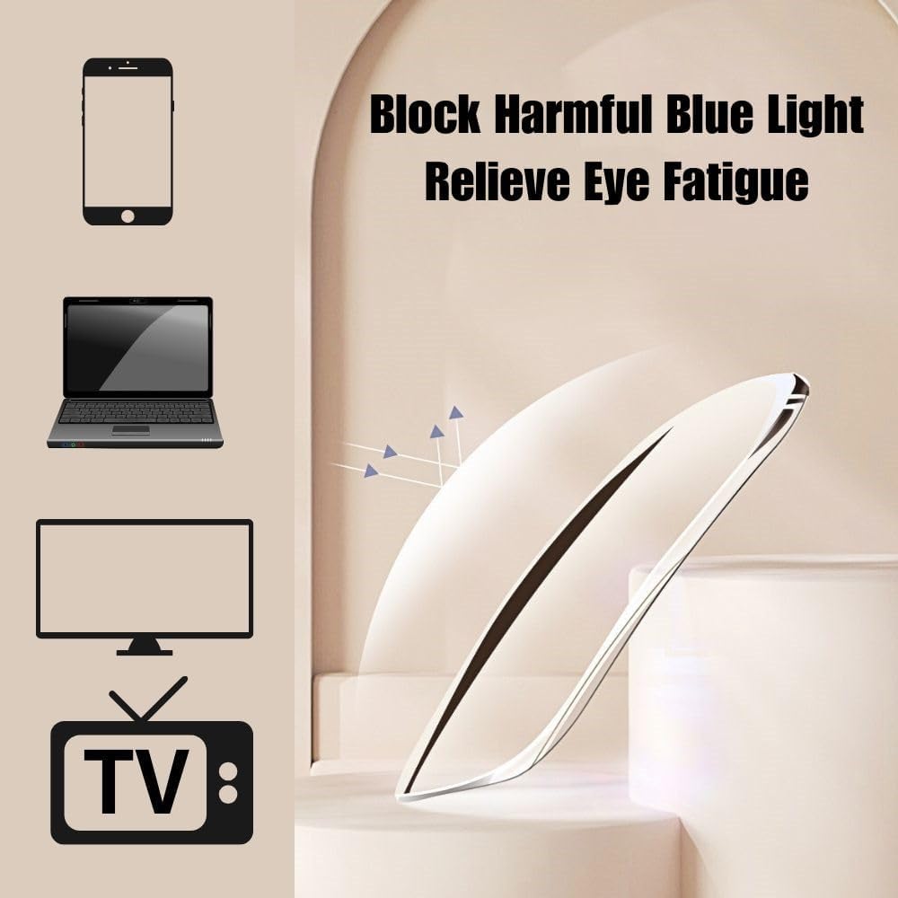 Blue Light Blocking Glasses for Women Men Non-Prescription Readers Eyeglasses Frame Reading Square