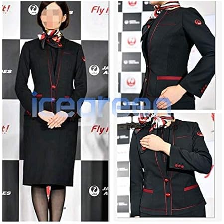 Amazon コスプレ衣装 日本航空 Jal Ca制服 11代目 新制服 Jalのca制服 サイズ選択可 男性m コスプレ 仮装 通販