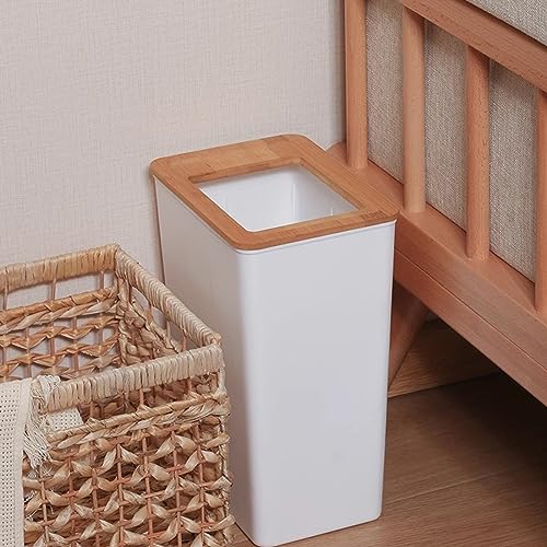 Caneca de basura blanca mediana sin tapa 7.5L miniatura 6