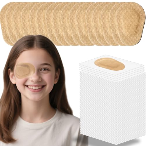 THSIREE 100 Pcs Adhesive Eye Patches for Kids, Medical Eye