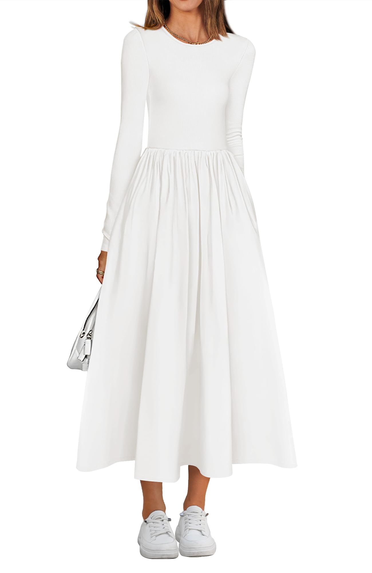 BTFBM Casual Long Sleeve Dresses Spring Dresses 2025 Wedding Guest Dress Midi Dress Flowy Bohemian Long Dress