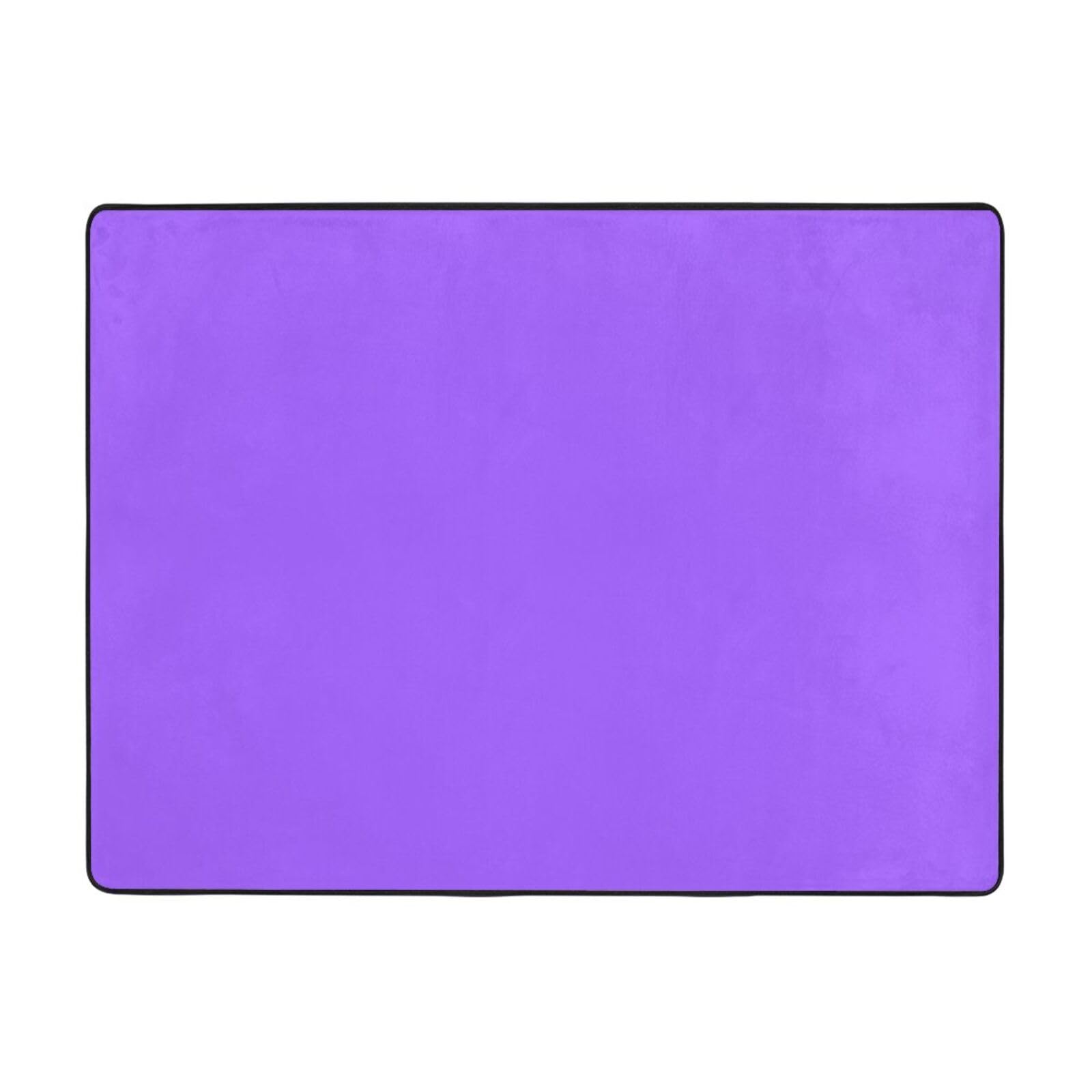 Tapis de sol antidérapant violet en microfibre douce 160x121.9 cm haute densité