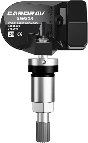 Miniatura 10 de TPMS Sensor GM, paquete de 4 sensores de presión de neumáticos de repuesto para GM Chevy GMC Cadillac Buick, 315MHz OE reemplazos # 13586335,