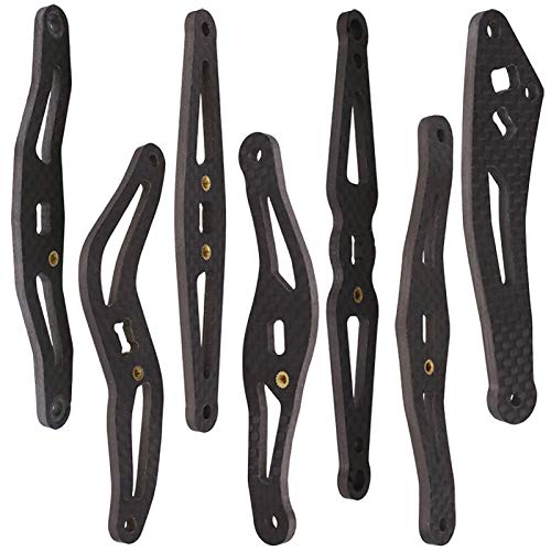 Ferramenta de pesca basculante, alavanca de fibra de carbono anticorrosão com cabo de carretel de pe