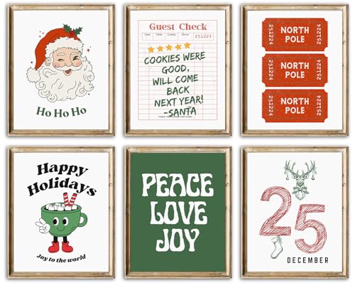Cuadros navideños Peace Love Joy: llena tu hogar de paz, amor y alegría estas fiestas