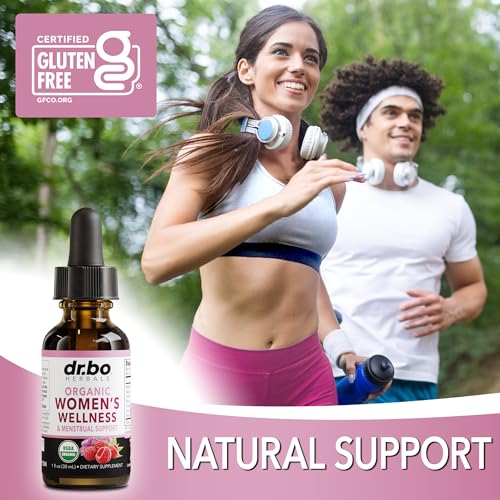 hormone balance for women amp pms relief - women39s wellness organic hormonal balance supplements liquid drops amp menstrual cramp period support - raspberry leaf chasteberry black cohosh supplement 1 oz