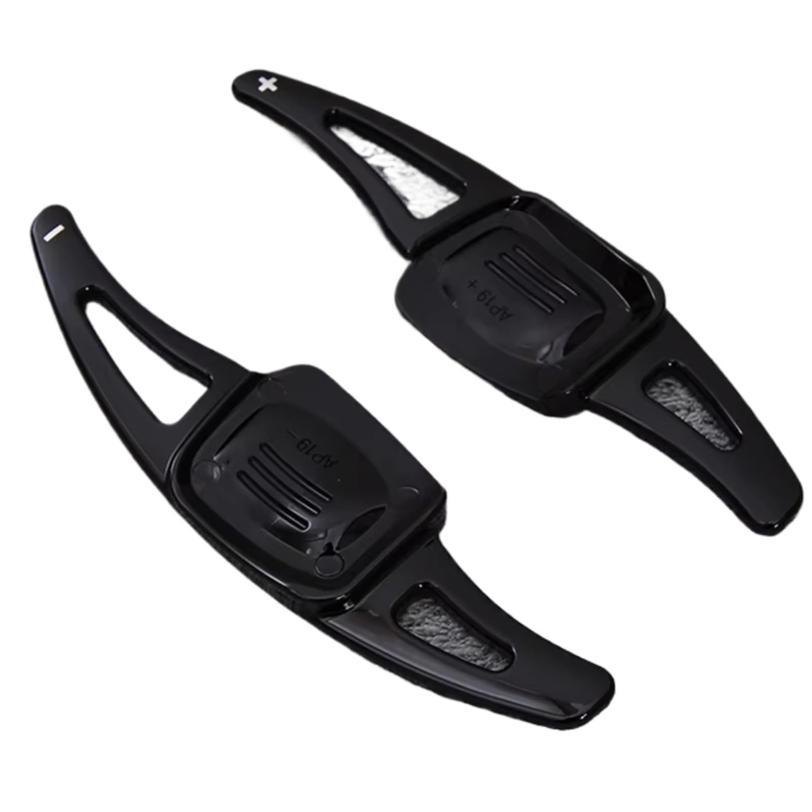 DRCIOQAZR Car Paddle Shifter Compatible with VW for Tiguan for MK2 for Golf 7.5 for Passat for B8 Car Steering Wheel Paddle Shifter Extension(Black)