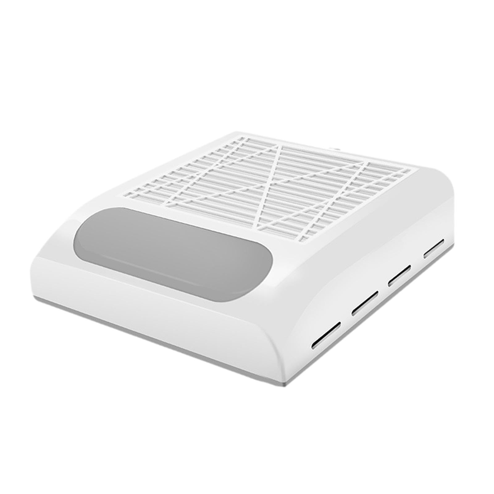 Ojiva® Nail Vacuum Dust Collector Fan Powerful Low Noise for Acrylic Nail | Good Heat Dissipation Performance: Multiple Heat Dissipation Vents On The Electric Nail Vacuum Cleaner Bottom And Sides-image-4
