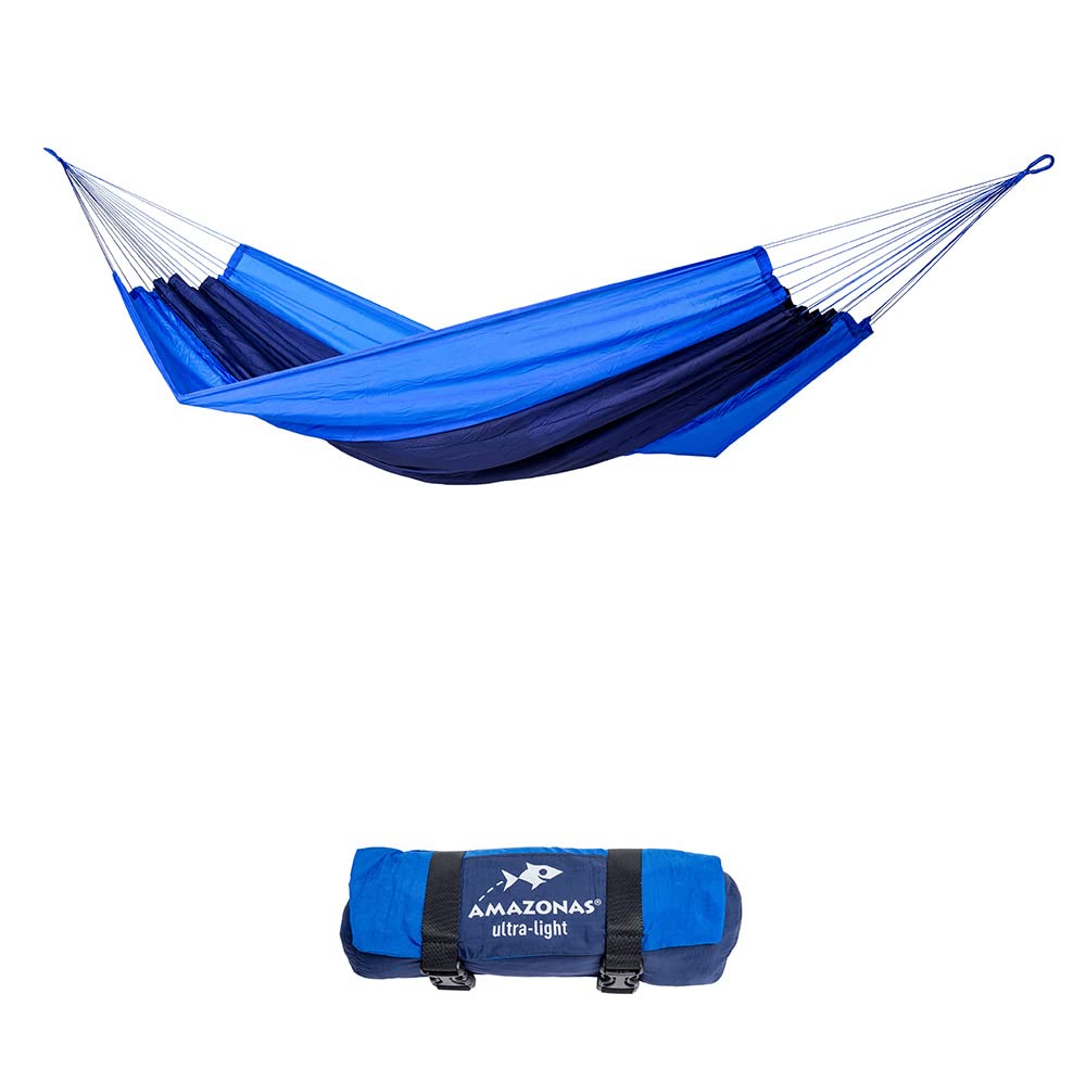 Amazonas AZ-1030180 - Hamaca, capacidad máxima de 150 kg, seda, color azul