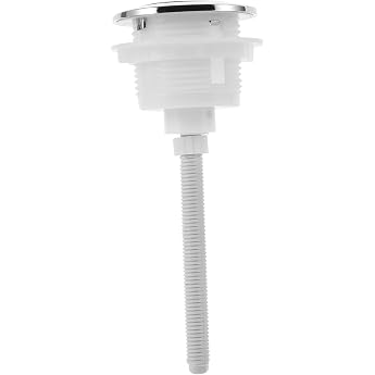 ARTIBETTER Toilet Flush Button Replacement Single Pressure Plastic Flush Button Round Push Button for Toilet Cistern Bathroom Accessories