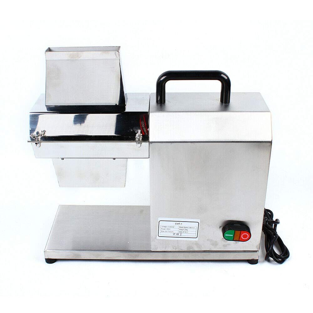 MuChaIOAK 110V Commercia Electric Meat Tenderizer, 450W Cuber Steak Machine 180RPM Stainless Steel Beef Steak Flatten Home Kitchen for Beef Turkey Chicken Pork Mutton Fish Steak Tenderizing Tool