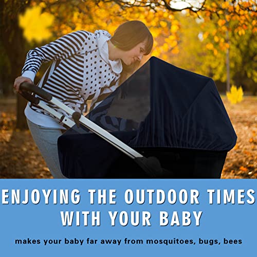 image for Wanateber Mosquito Net for Stroller 2Pack - Protective Baby Mosquito B