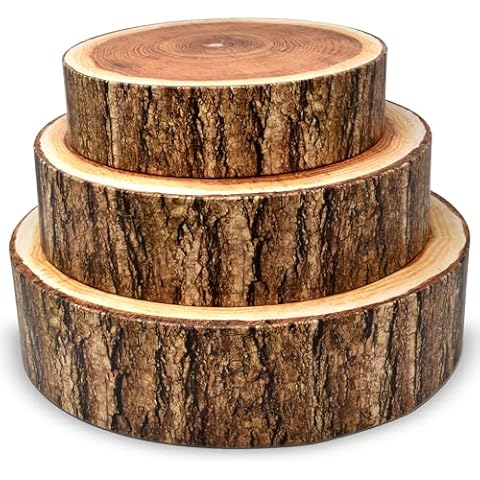 Gift Boutique Wood Look Cake Stands Cover