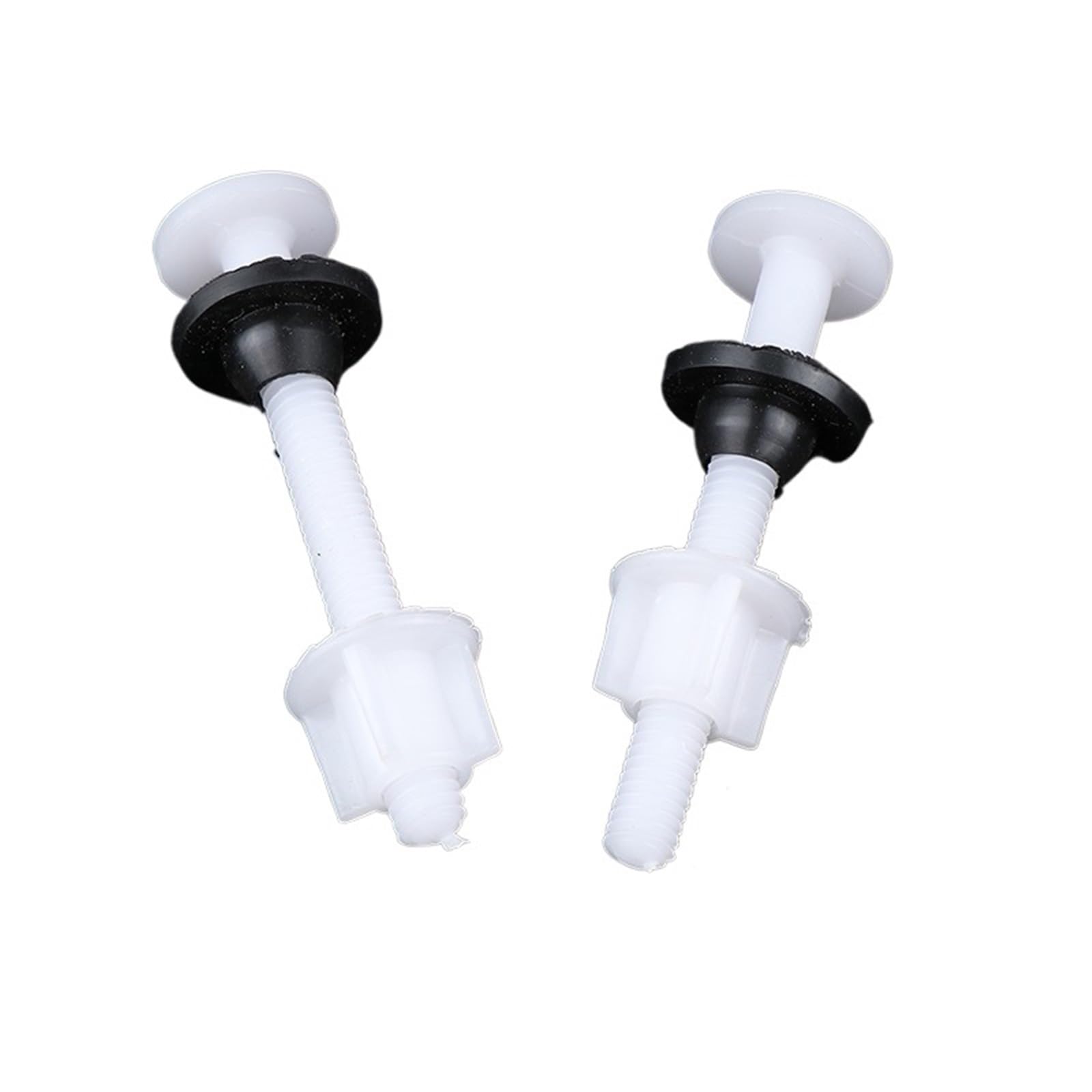 Toilet Seat Screws, 20/10Pcs Plastic Toilets Hinge Repair Bolts + Fitting Screws +Washers Kit