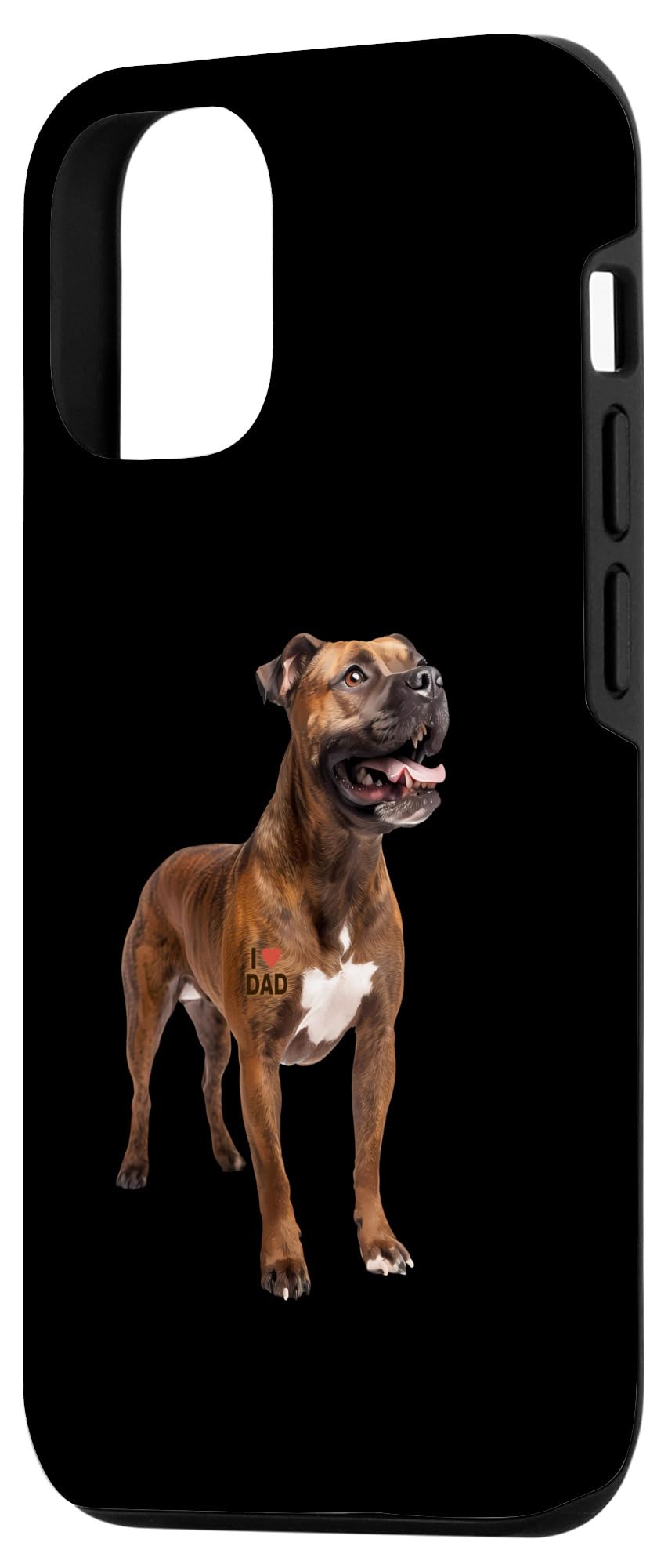 I Love Dad Staffordshire Terrier Case for iPhone 15 - Image 2