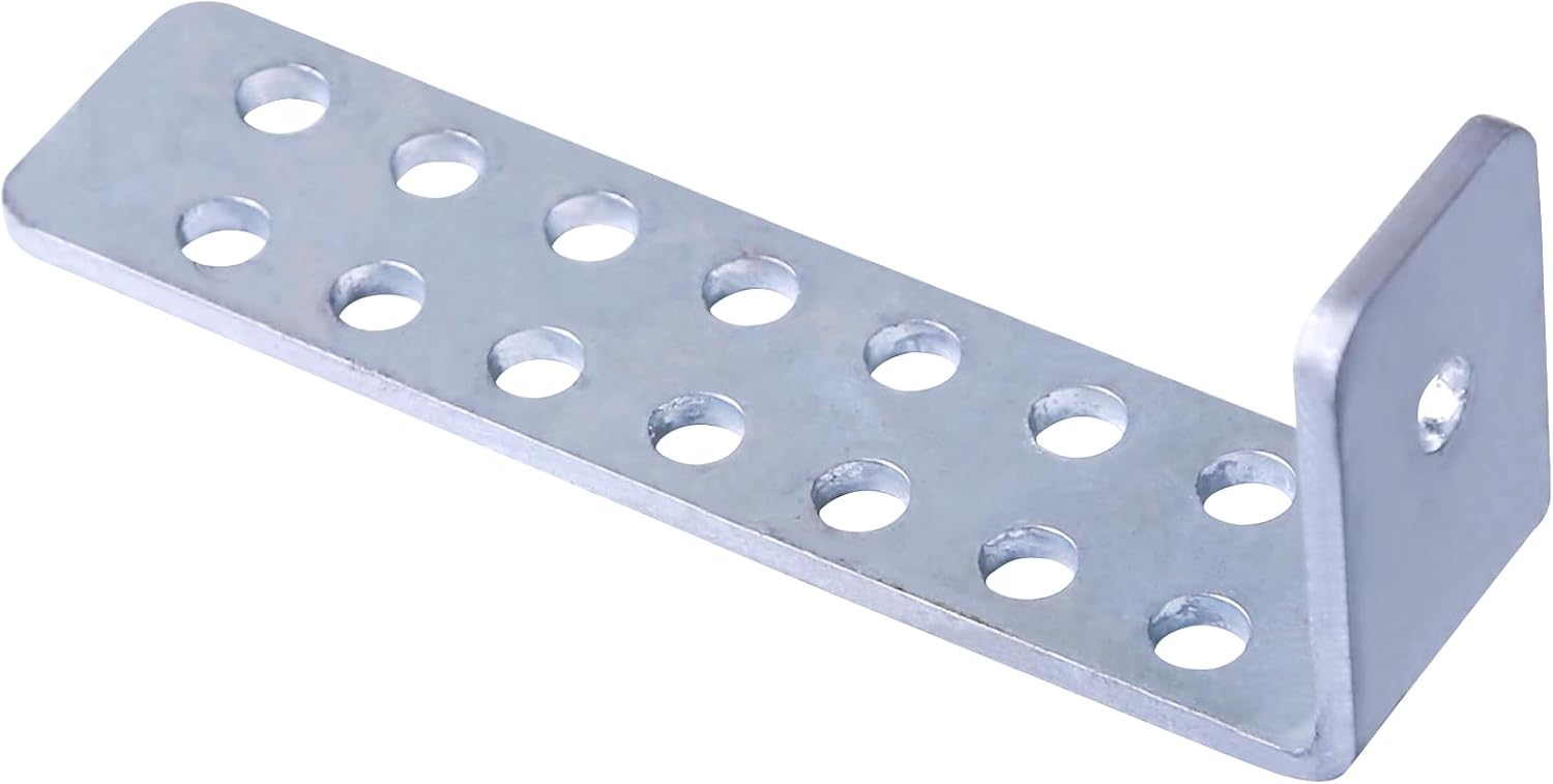 4 Pack Hurricane Condenser Tie Down Bracket Kit – hot-dip galvanising Steel Mounting Brackets for A/C Compressors – Weather-Resistant Mounting Hardware for Hurricane & High Wind Zones