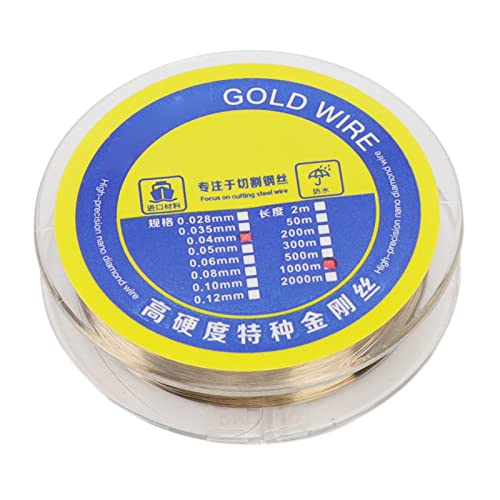 Garosa Cable de Separación de Pantalla de Aleación de Tungsteno, Grosor 0.04mm para Reparación de LCD, Ideal para Equipo de Soldadura de Pantallas de Teléfono (1000m) miniatura 3