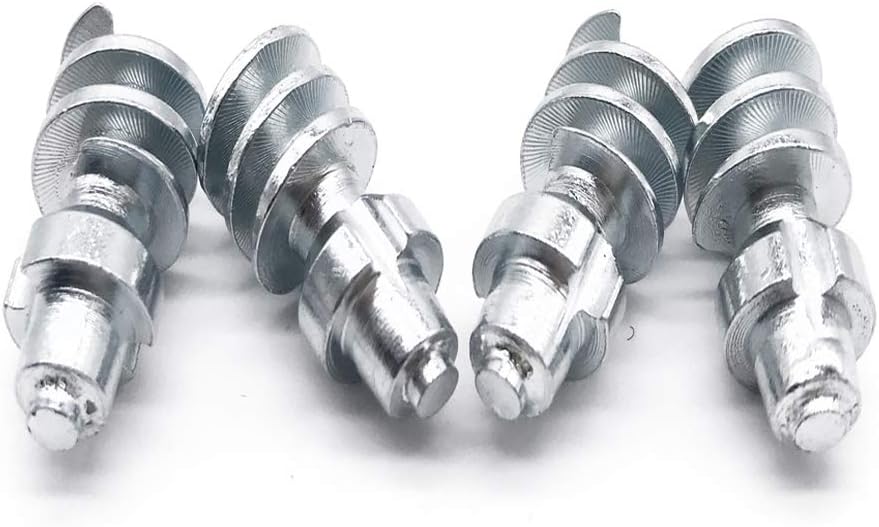 Screw in Tire Stud,Spikes for tire,Marrkey 100PCS Steel Body Carbide Tips [Security Anti-Skid] Wheel Tyre Snow Tire Spikes for Haul Trucks Cranes Loaders Huge Equipment MS1912(12 x 24.5mm)