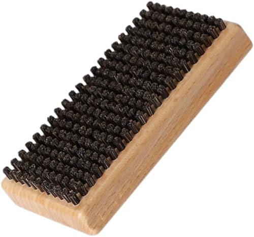 Kit de cepillo de cera de esquí de snowboard - Nylon, crin de caballo, kit de cepillo de latón