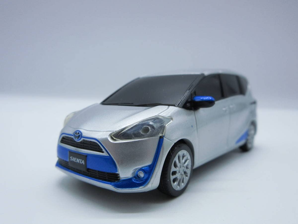 Amazon | 1/43 ミニカー シエンタ シルバーメタリック×ブルー